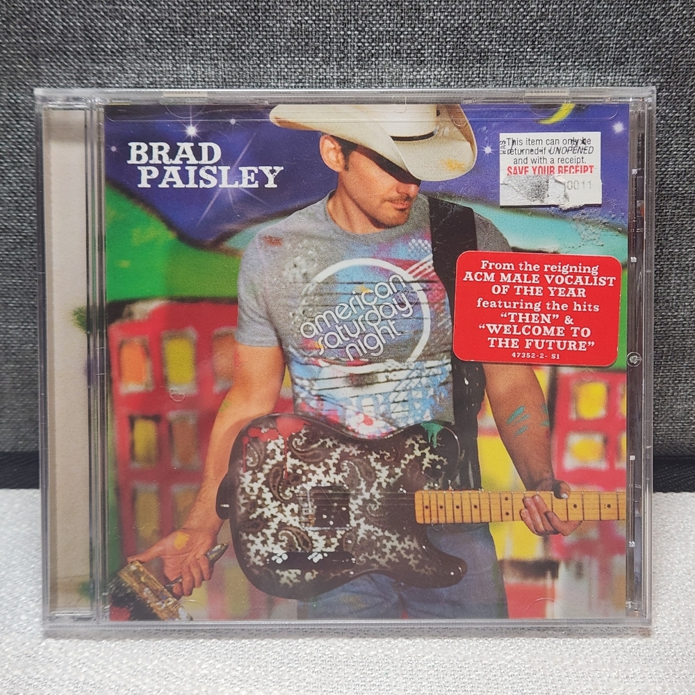 🔥 Brad Paisley Country Music CD Compact Disc
